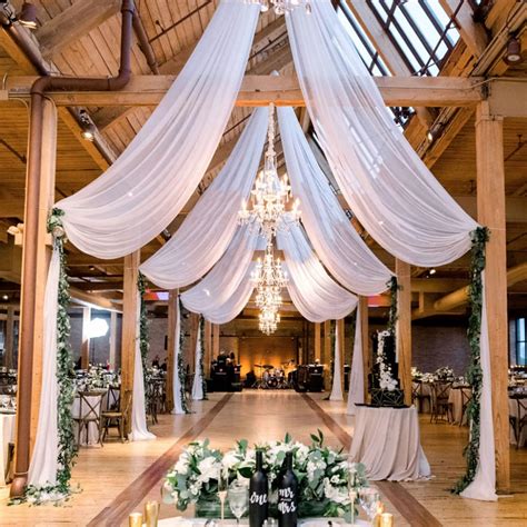 Amazon.com: MODFUNS Wedding Ceiling Drapes White Wedding Arch Draping Fabric 2 Panels 5x20 FT ... - where to buy upholstery fabric near me