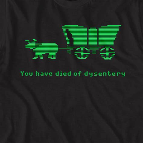 You have died of dysentery - The Oregon Trail Shirt Hoodie Sweatshirt ...