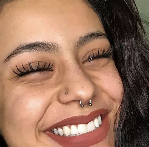 Button Nose Septum Piercing at Margaret Suarez blog