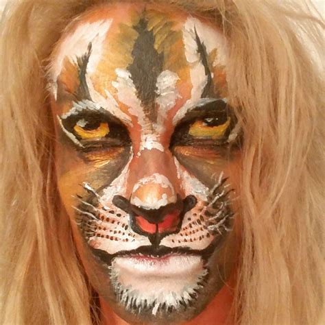 Face Painting Of Lion at Ellie Roseby blog