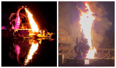 Video: Maleficent Dragon Catches Fire During “Fantasmic!” in Disneyland ...