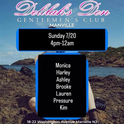 Delilahs Den Manville | Sunday Funday!!! Doors open at 4pm-12am come ...