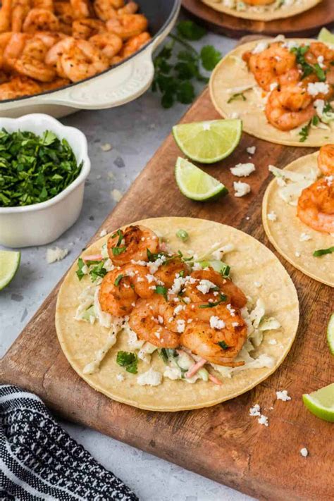 Blackened Shrimp Tacos - Eating on a Dime