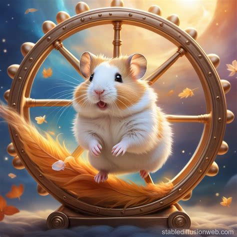 hamster on a wheel Prompts | Stable Diffusion Online