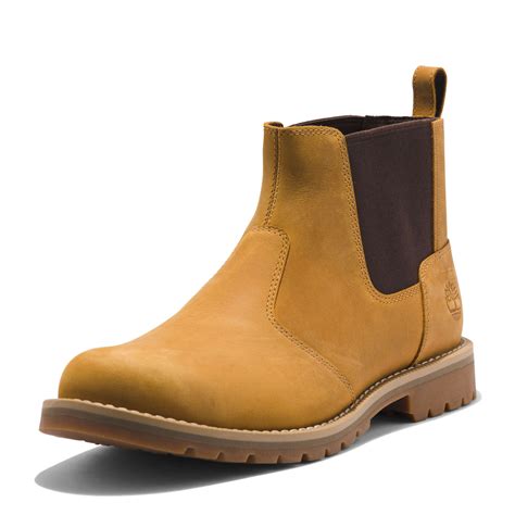 Timberland Men's Redwood Falls Chelsea Boots TB0A2AG6231 Wheat Full ...