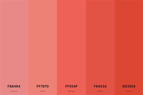 25 best coral color palettes with names and hex codes – Artofit