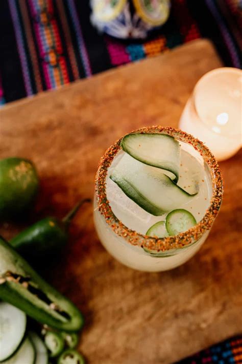 Spicy Cucumber Jalapeño Margarita | Recipe | Jalapeno margarita ...