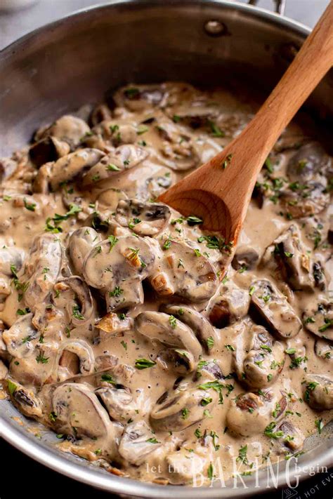 Creamy Mushroom Sauce - Let the Baking Begin!