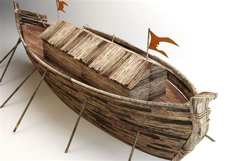 low poly noah ark 3D model | CGTrader