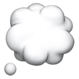 Thought Balloon Emoji (U+1F4AD)