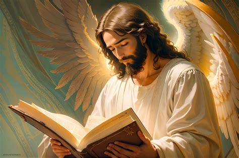 Arafed image of a man with a beard reading a book - SeaArt AI