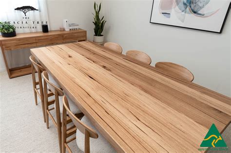 Oregon Solid Dining Table - Made In Melbourne – The Acacia Tree