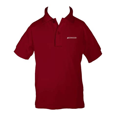 *REDWOOD RUBY RED GOLF SHIRT, UNISEX, SHORT SLEEVE, CHILD - Cambridge ...