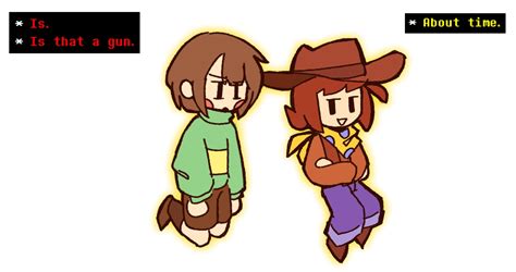 I LOVE THIS MOD here’s clover and chara :D : r/UndertaleYellow