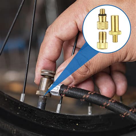 Snapklik.com : Bike Valve Adapter Set, 25pcs Presta Valve Adapter ...