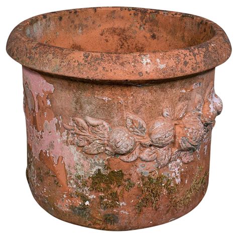 Large Vintage Jardiniere Pot, Italian, Terracotta, Outdoor, Garden ...