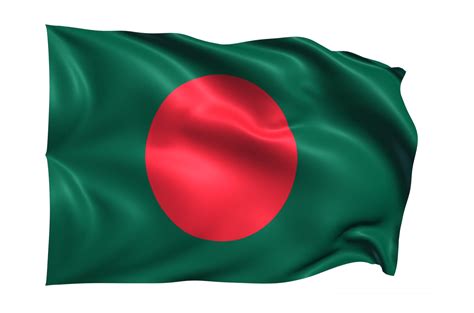Bangladesh Waving flag Realistic Transparent Background 15309527 PNG