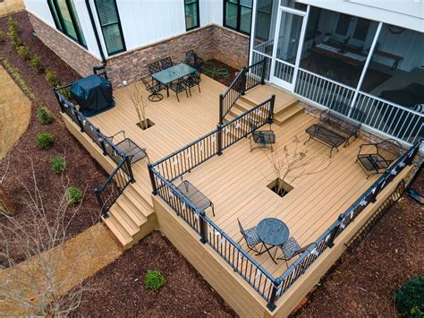 Transitional Multi Level Deck Plans