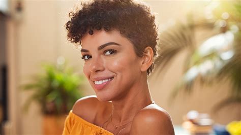 Very Short Curly Hair Bangs