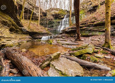 Machine Falls in Tennessee stock image. Image of cascade - 276217691
