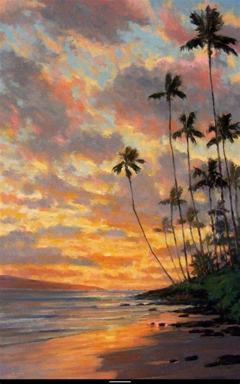 Beach Sunset Painting