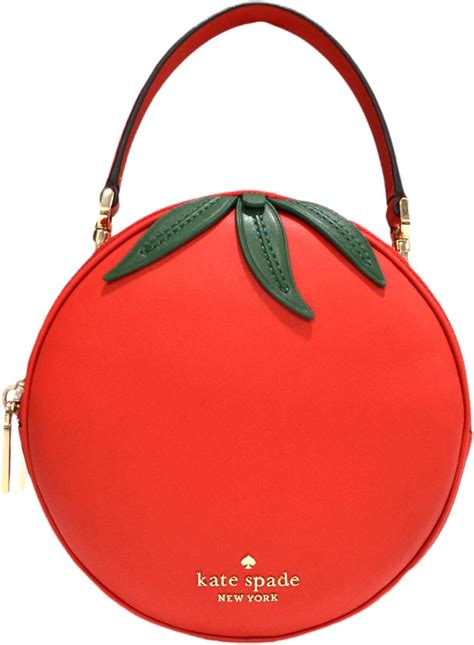 Kate Spade New York Double Mangia Tomato Small Crossbody Bag Red Multi ...