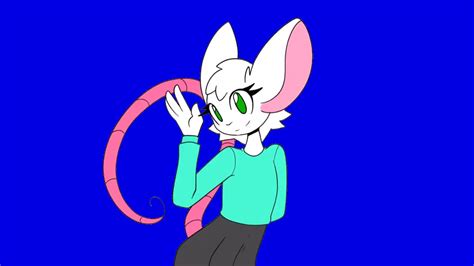 Reggie the mouse Blue Screen - YouTube