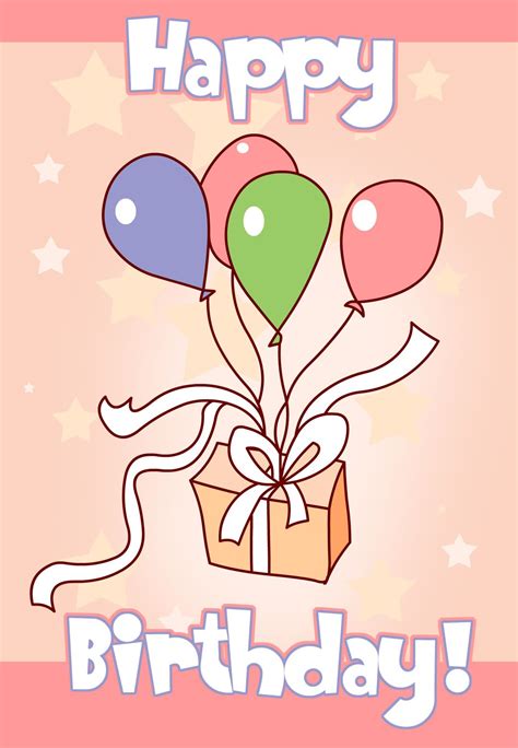 Printable Happy Birthday Wishes Cards
