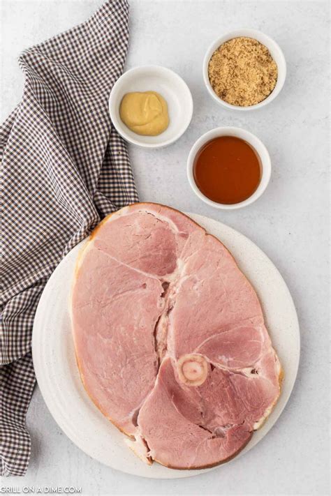 Grilled Ham Steak Recipe - grillonadime.com