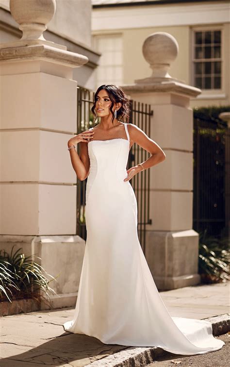 Column Wedding Dress