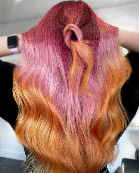 33+ Eye-Catching Pink And Orange Hair Ideas