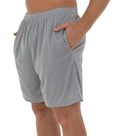 Athletic Works Men's and Big Men's 8" Active Rice Hole Mesh Shorts, up ...