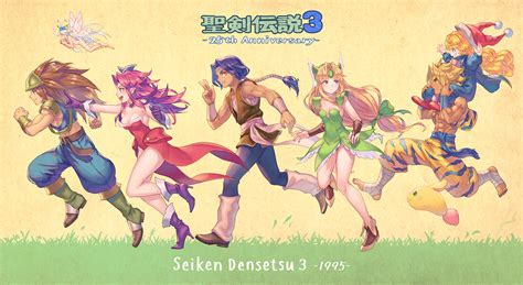 Trials of Mana designer Yoshiro Ambe shares new art to celebrate the ...