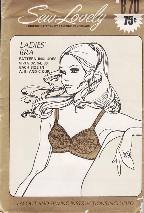 Sew Lovely Lingerie Pattern by Laverne Devereaux UNCUT Ladies' Bra ...
