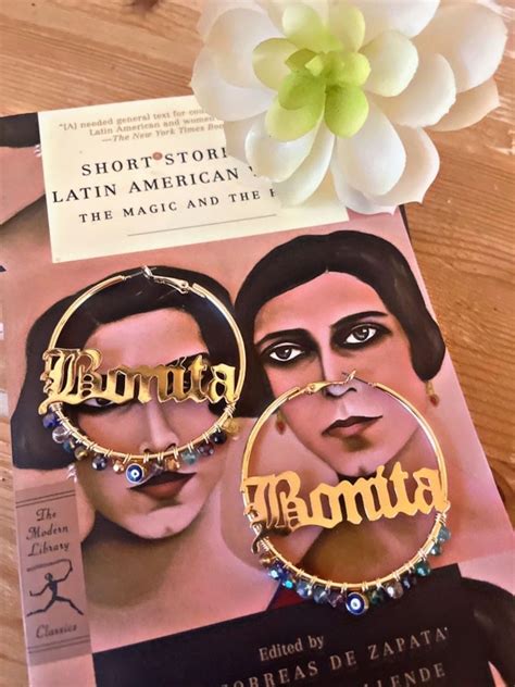 Old English Bonita Crystal & Evil Eye Hoop Earrings - Etsy