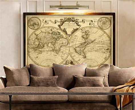 Decorative World Wall Map