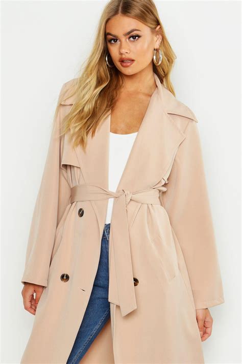 Women's Beige Hooded Trench Coats at Ronald Caster blog