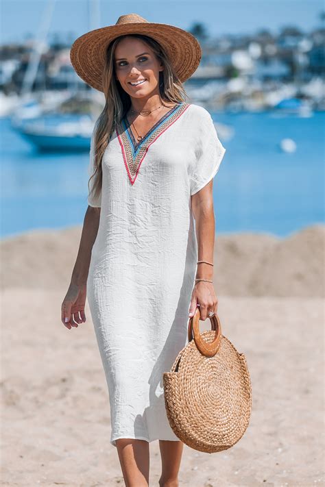 Crochet Cover-Up Midi Dress