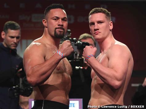 Chris Eubank Jr, Liam Smith Weigh-In - Both Come In At 159 Pounds ...