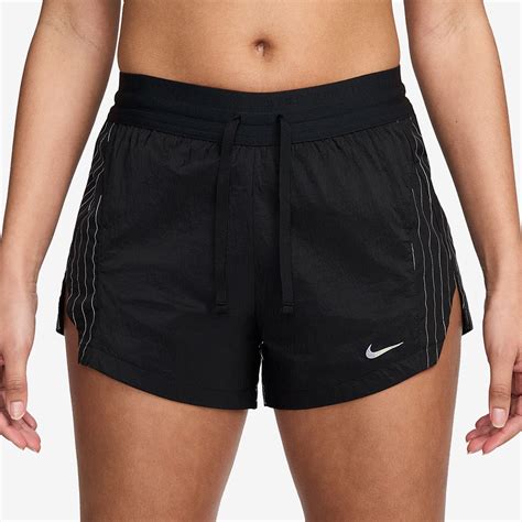 Nike Womens Division Reflective 3 Inch Brief-Lined Shorts - Black ...