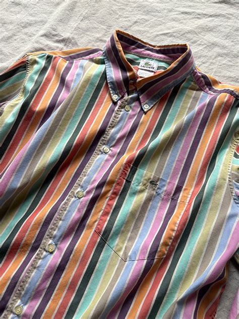 LACOSTE Rainbow Stripe Shirt | SixDix