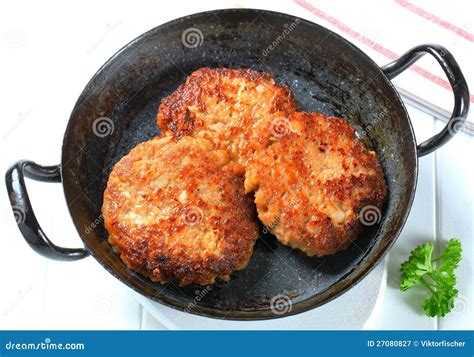 Pan Fried Vegetable Burgers Stock Image - Image of patties, healthy ...