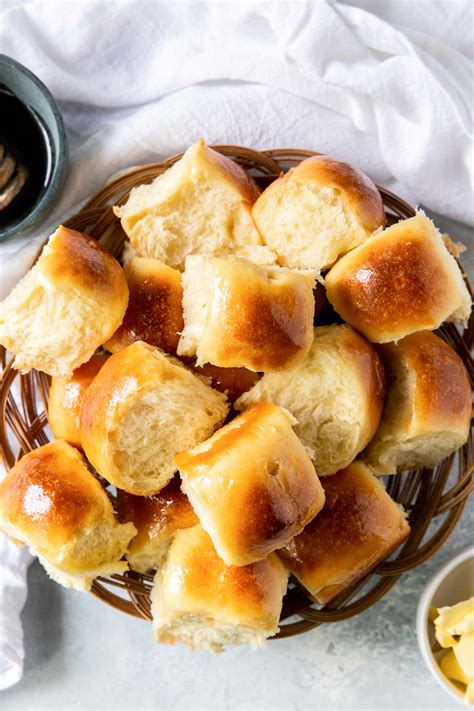 Honey Yeast Rolls - Soft & Fluffy, with Honey Butter!