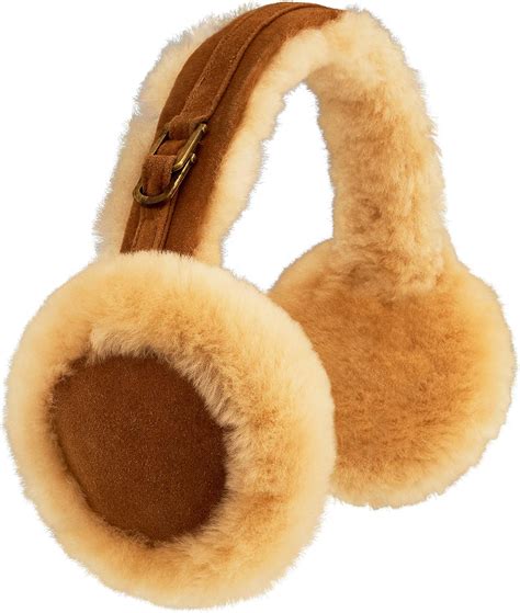 Warm & Fluffy Sheepskin Earmuffs For Women & Girls By Rors & Wren ...