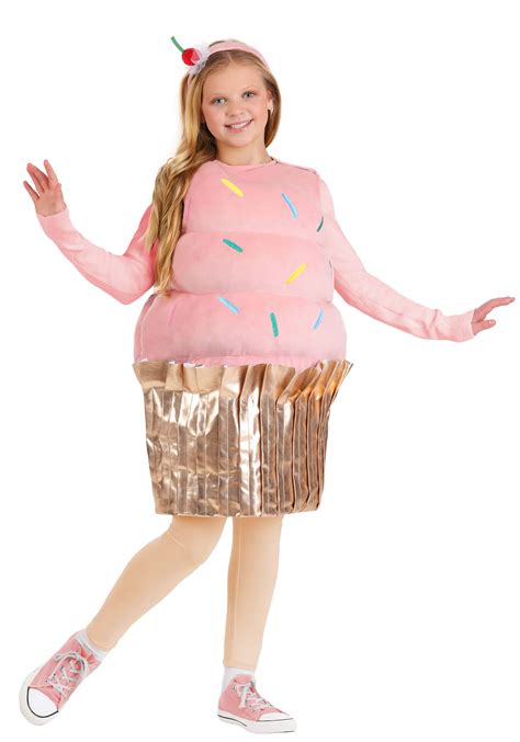 Pink Cupcake Girl's Costume | Food Costumes