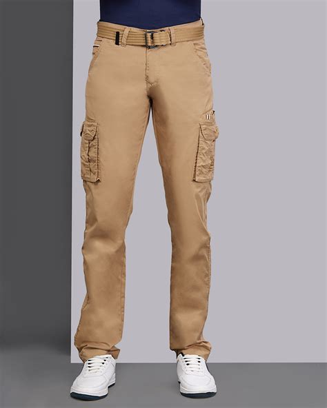 Buy Men's Khaki Brown Cargo Pants Online at Bewakoof