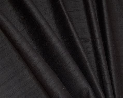 Black Silk Dupioni Drapes and Curtains | DreamDrapes.com