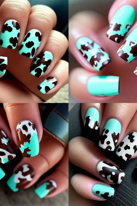 From Classic to Bold: Brown Cow Print Nail Ideas for Spring | Animal ...