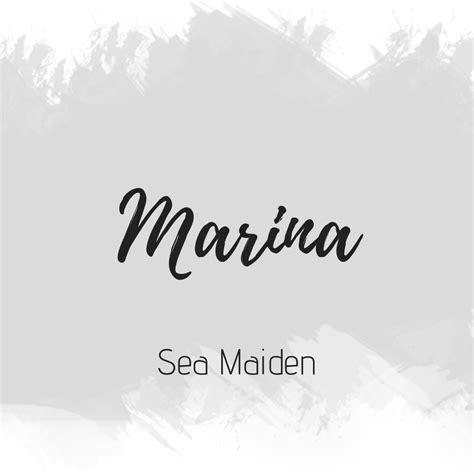Marina | Names with meaning, Baby girl names unique, Baby names