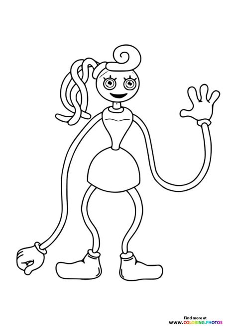 Mommy Long Legs Coloring Pages